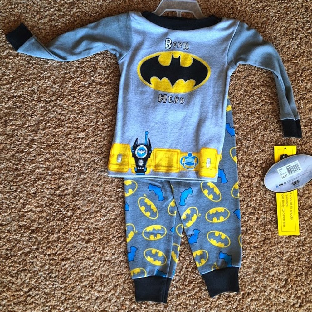 Batman 2-PC Pajama Size 9mth